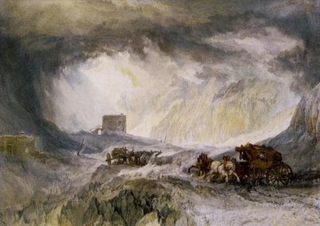 Joseph Mallord William Turner Painting - Passage of Mount Cenis Romantic Turner